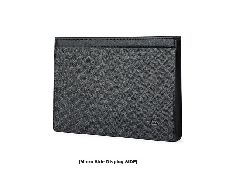 Goldlion Handbag Envelope Bag, Men's PVC Clutch, Long Card Holder Wallet, Birthday Gift 10