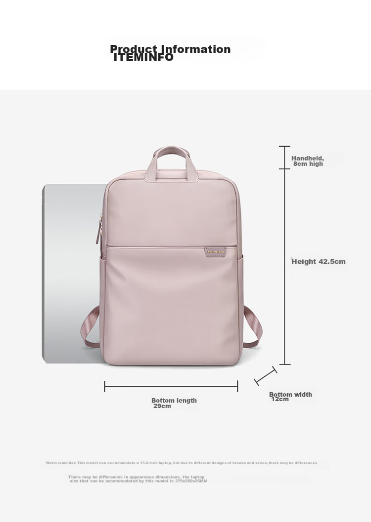 GOLF Backpack for Women, 14/15.6-Inch Apple Laptop Hidden Handheld Computer Bag, Women's Schoolbag, Business Travel 17