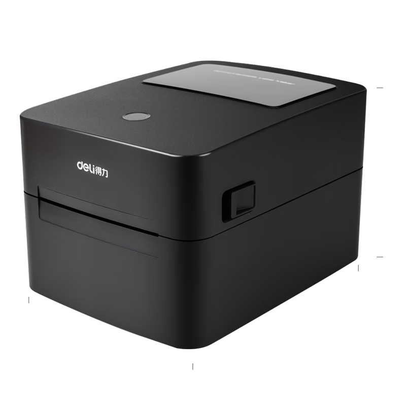 Deli DL-888F(NEW) High-Speed Thermal Label Printer for Express Delivery, Warehouse Logistics, And Document Printing 108mm Commercial Office Label Printing without Adhesive Barcode Printing USB Versio
