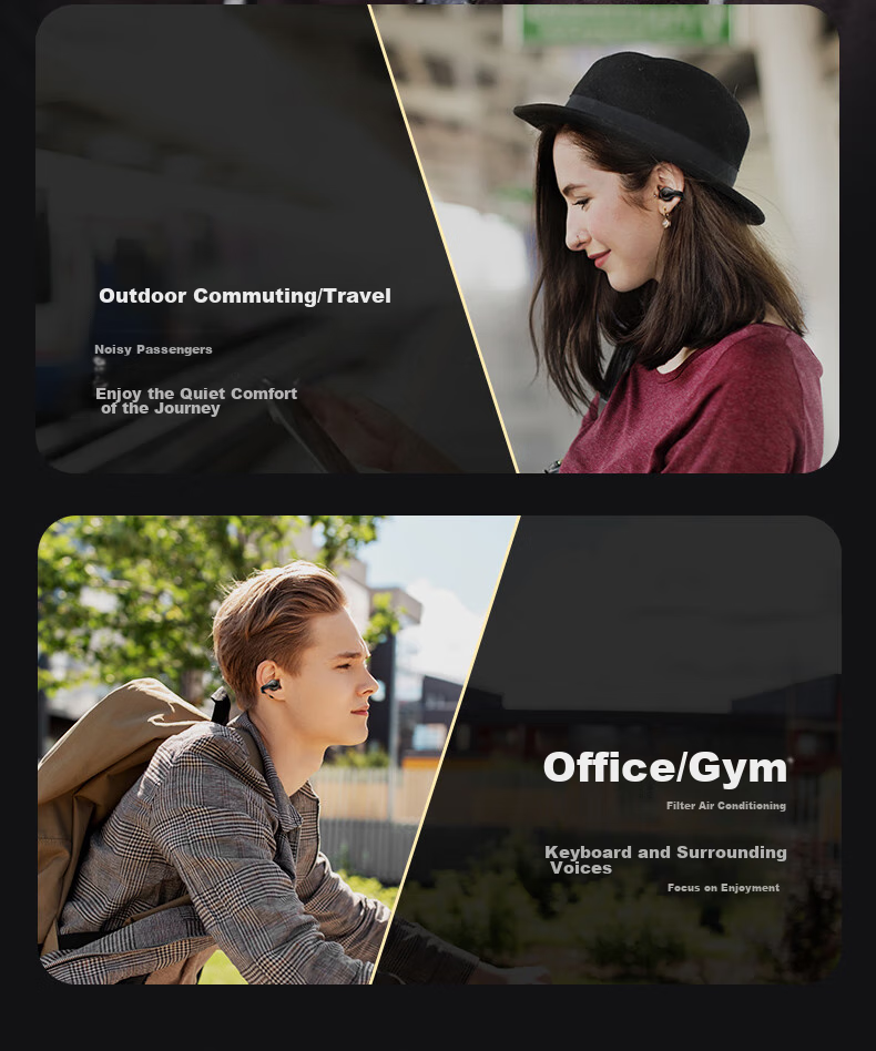 Aigo Bluetooth Headphones, Bone Conduction Concept Air Conduction Ear Clip Open-Style Non-In Sports Calling Headphones, Compatible with Xiaomi And Other Phones, Tablets, Computers Universal TX02 White 15