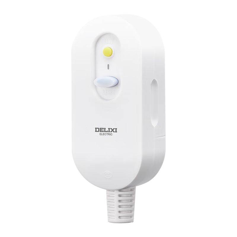 DELIXI Leakage Protection Plug for Water Heater And Air Conditioner, High Power Wiring Anti-Leakage Plug, Leakage Protection Plug, 16A, Self-Wiring Required without Switch