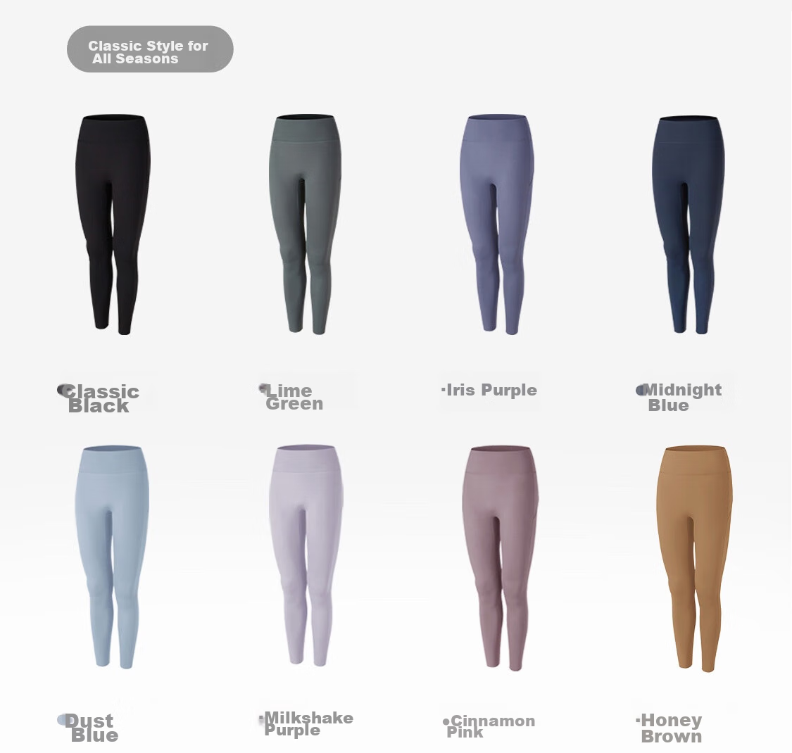 Keep Warm Yoga Pants, One Size High-Waist Butt-Lifting Yoga Pants for Women, Fitness Leggings, Naked-Feel Sports Tight Pants 12393 Classic Black 35