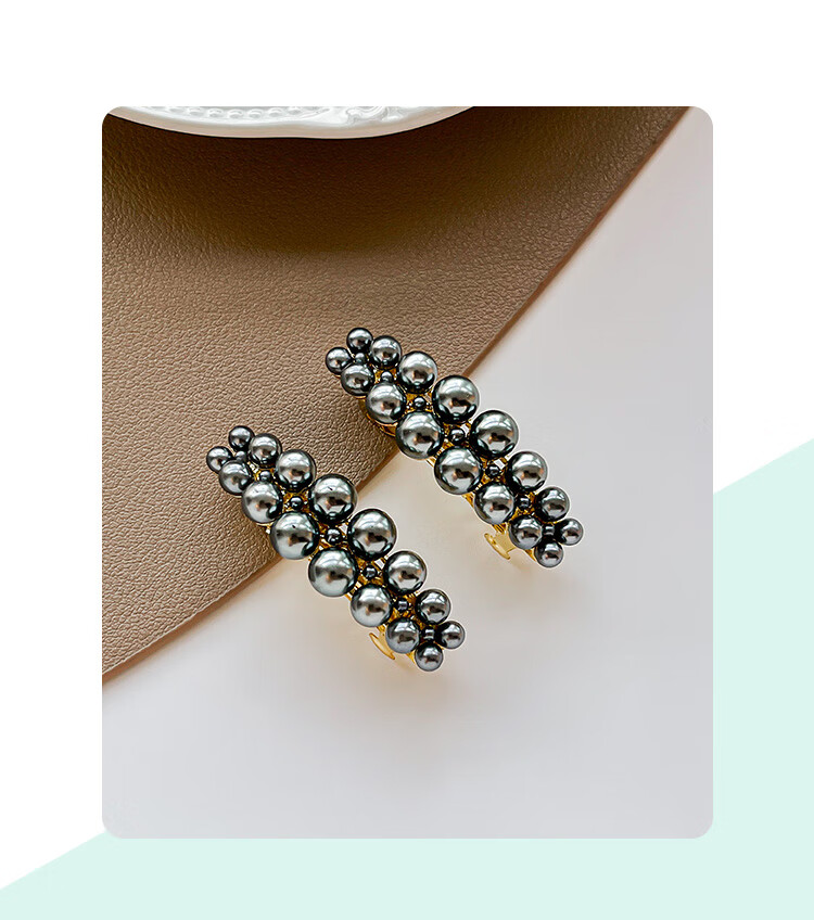 CHIMERA 2 Pieces Elegant Hair Clips, Spring Clips, Ponytail Clips, Half-Up Clips, Barrettes, Side Hair Accessories, Birthday Gift for Wome 32