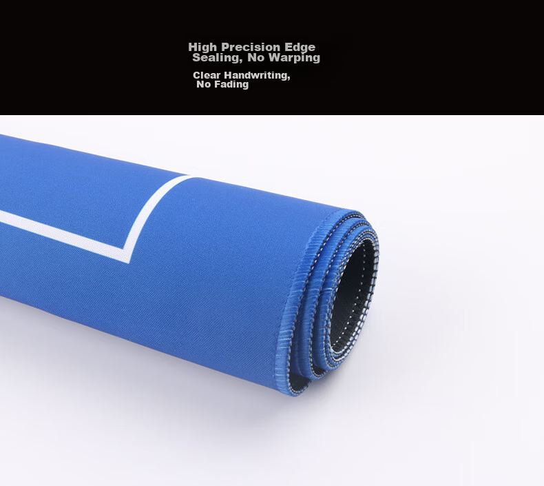 Miaoji Thick Tablecloth for Playing Cards, Waterproof Table Cover for Poker And Card Games, Suitable for Chess Room And Camping, Blue 6
