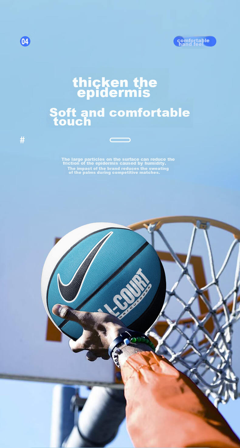 NIKE Basketball Professional Training And Competition Non-Slip Wear-Resistant Indoor And Outdoor Adult Size 7 N100436964307 5