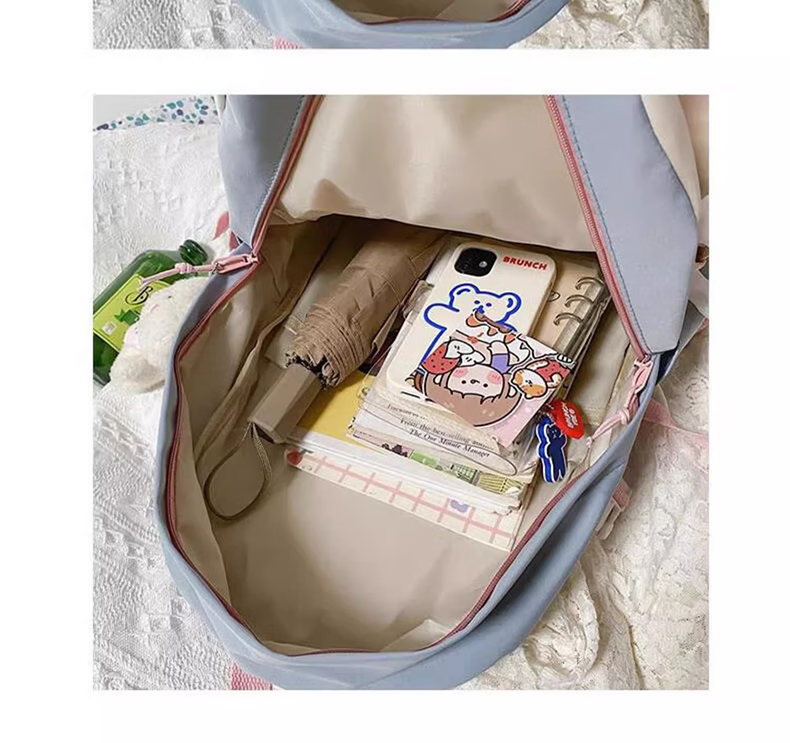 Huili Large Capacity Backpack for Women, Middle School And College Students, High School Students, Niche Elementary School Students in Grades Three to Six, Double Shoulder Bag 25
