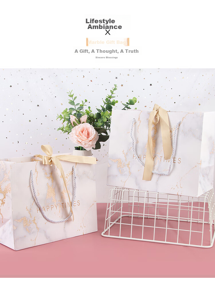 TaTanice Gift Bags, 5 Handbags, Birthday Confession Gift Packaging Bags, Favor Bags, Starry Sky Gradient 2