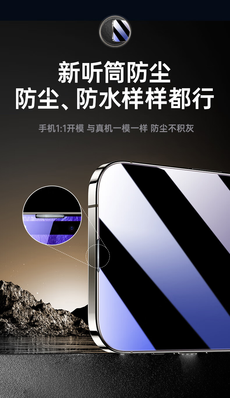 DIVI [Corning Privacy Screen Protector 2 Sets] Privacy Tempered Glass for Apple IPhone 13 Pro Max, Anti-Peeping Anti-Drop Full Screen Privacy Protection Film for IPhone 13 Pro Max 20
