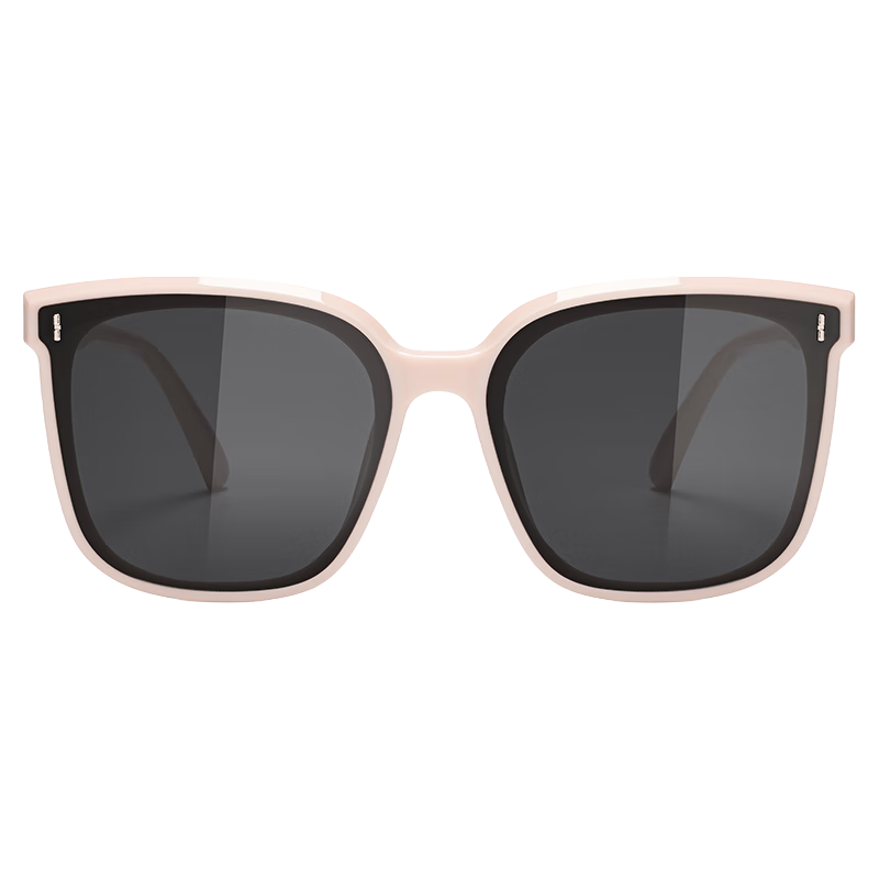 CAXMAN GM Sunglasses for Men And Women, Unisex Square Frame Large Frame Black Ultra-Nylon High Definition Anti-UV Retro Trendy Glasses