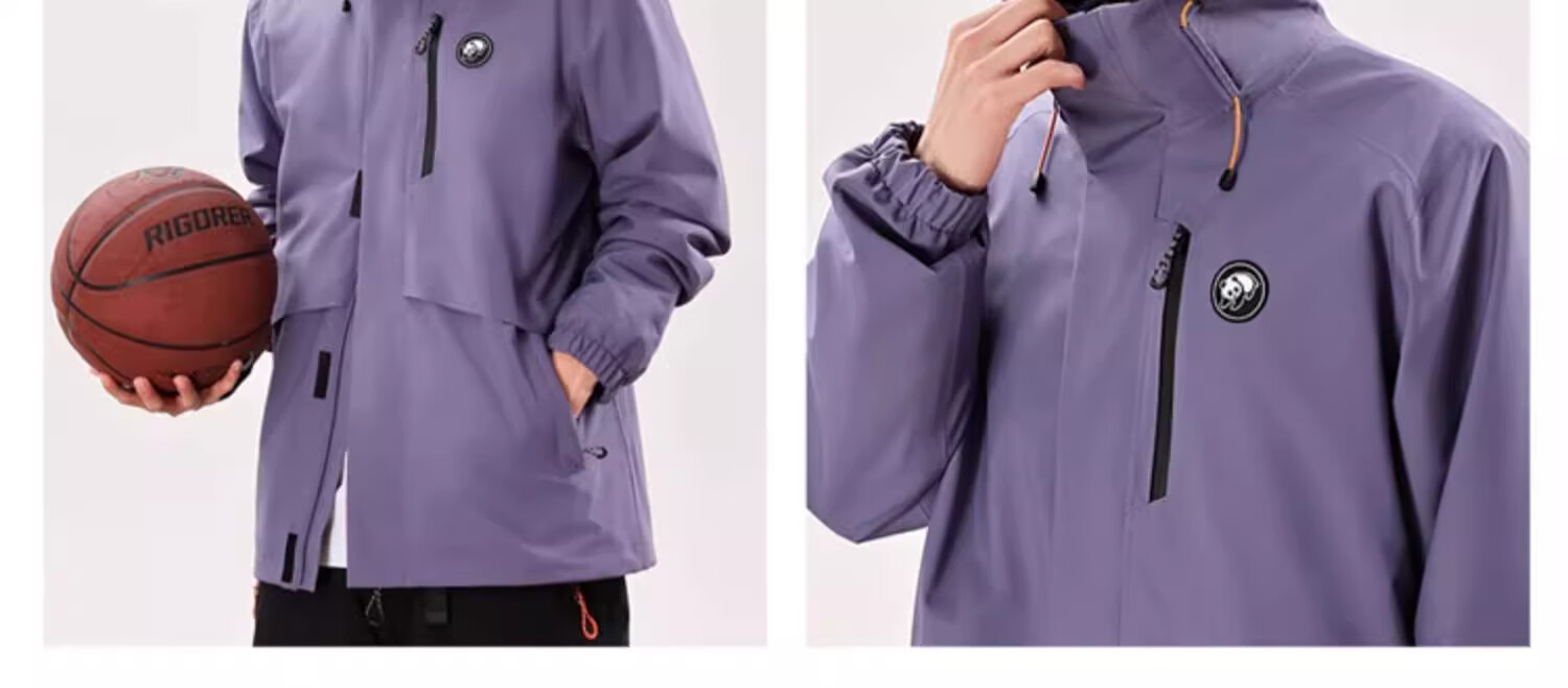 CAMEL Panda Three-In Outdoor Waterproof And Windproof Jacket for Men And Women, Autumn And Winter Hiking And Mountaineering Coat 1641 37