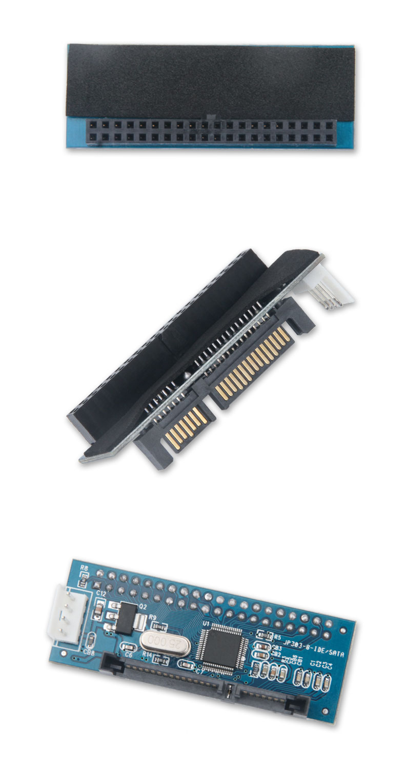 MOGE IDE to SATA 2.0 Adapter Card, MC3150, 3.5 IDE to SATA One-Way Expansion Card 8