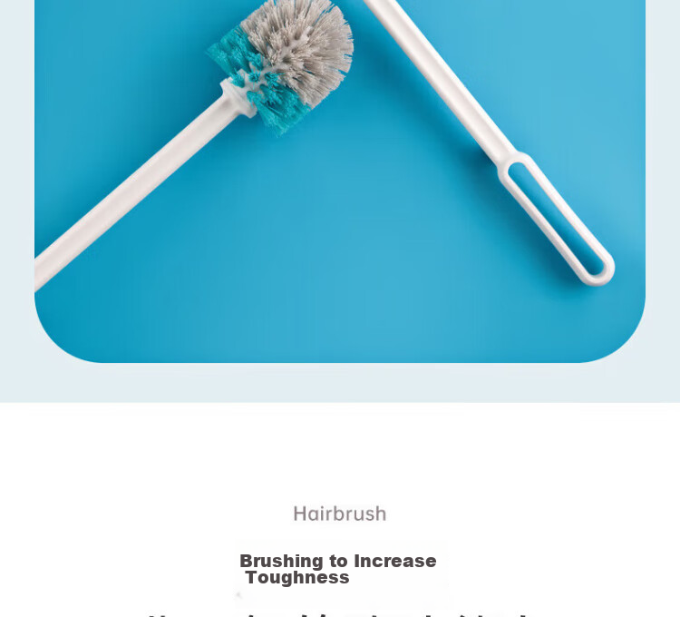 CHAHUA Toilet Brush, No Dead Angle, Wall-Mounted for Home Use, Long Handle for Cleaning Bathroom 6
