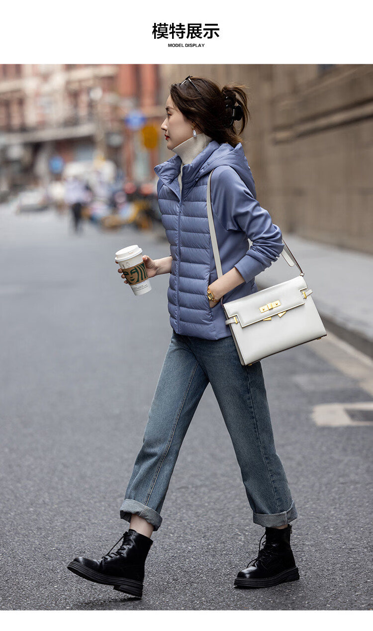 Dme [Cloud Souffle] Winter Dopamine Slim Waist 90% Duck Down Lightweight Warm Versatile Women's down Jacket 27