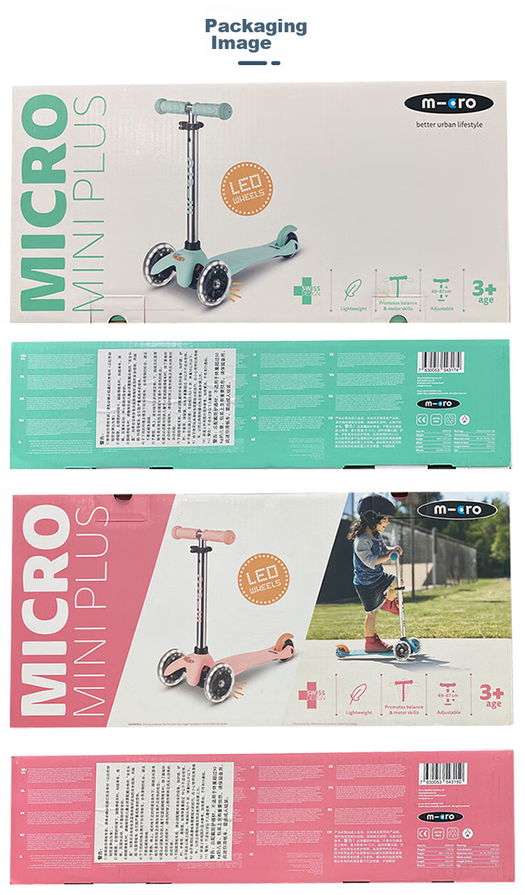 Micro Swiss Children's Scooter with Seat, Two-In Design for Ages 1.5-2 Kids' Ride-On Toy, Rose Pink + Seat 13