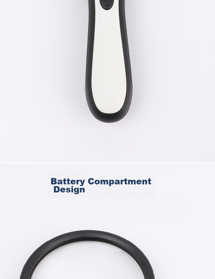 JAJALIN Ultra-Clear High-Magnification Handheld Magnifying Glass for Elderly And Children's Reading, Main Lens 3x Secondary Lens 6x Large Magnifying Surface with LED Light 8