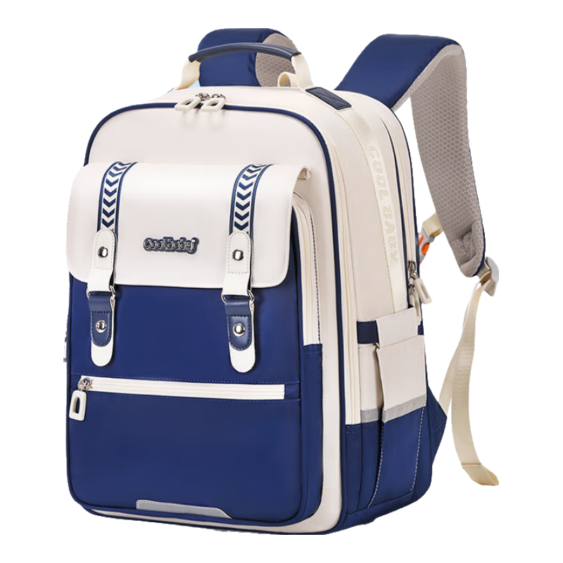 COOLBABY Schoolbag for Primary School Boys And Girls Grades 1-3 Children's Spine And Shoulder Protection Stylish Backpack