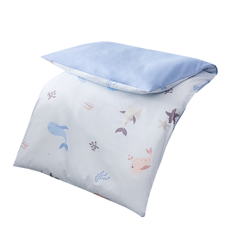 MERCURY Kids Kindergarten All-Cotton Antibacterial Mattress Cover (Lake Green/Ancient Dragon), 60cm×135cm, Infant Class A
