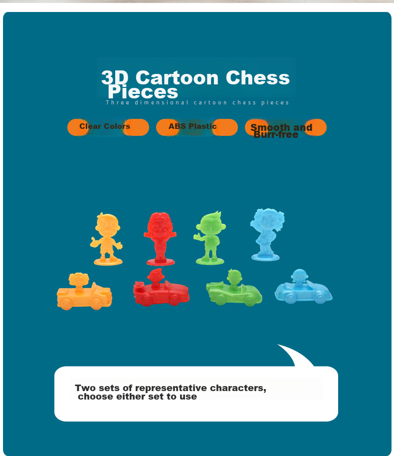 Dafuweng World of Board Games Journey, Silver Medal Q Series Turntable Toy, Family Children's Leisure Tabletop Game, Card Game And Chess Toy 3