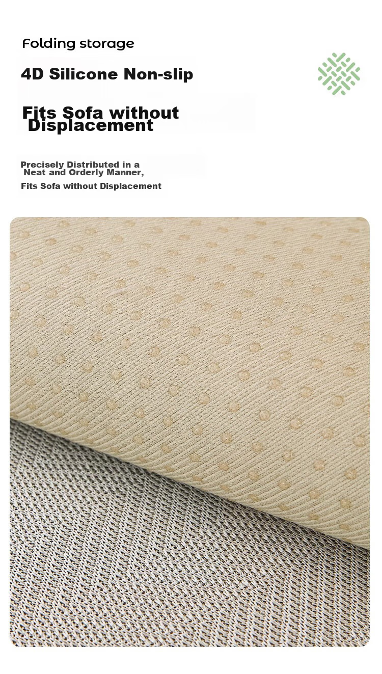 AVIVI Ice Silk Sofa Cushion, Summer Cooling Mat, Sofa Cover, Armrest Cover, Sofa Towel, 90*90 Cengning 7