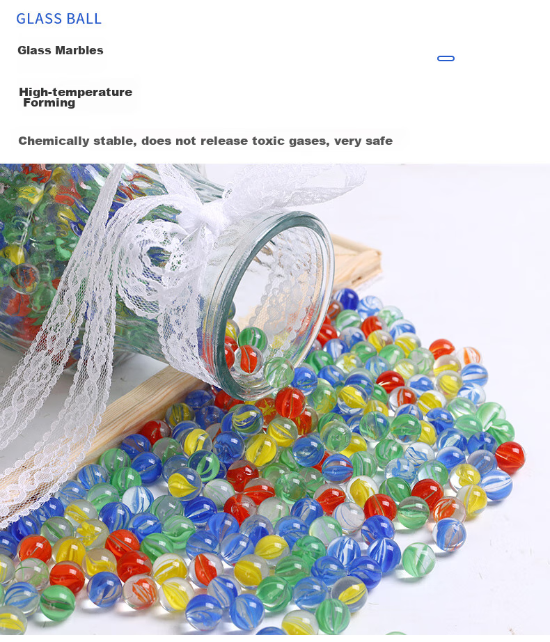 Shenglv High-Quality Glass Marbles, 25mm, 20 Pieces, for Game Console, Checkers, Gardening, Fish Tank Decoration, And Flower Arrangements 4