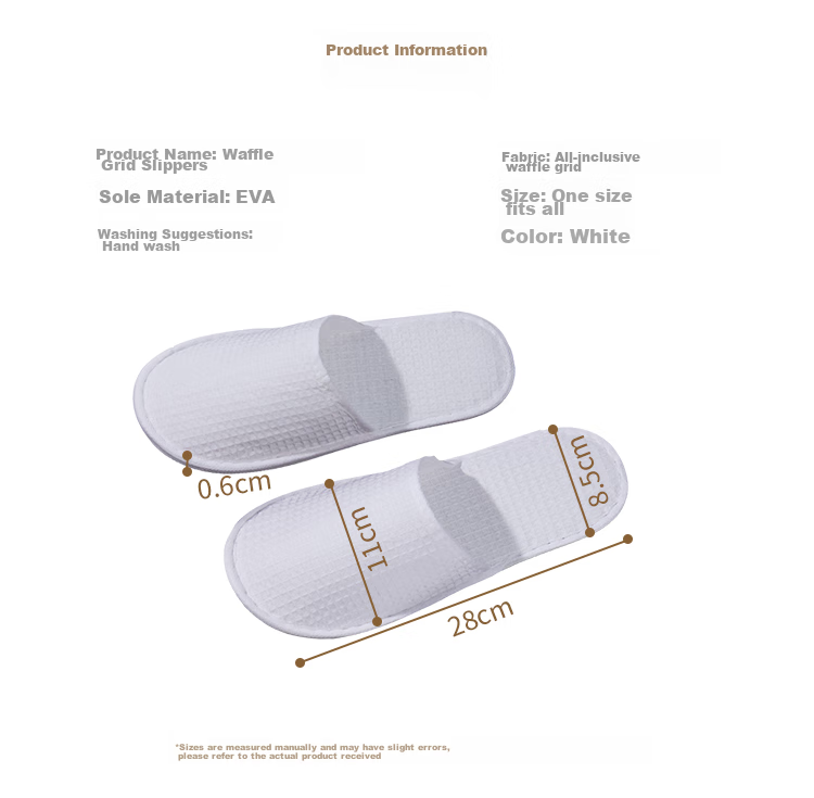 JAJALIN Disposable Slippers [10 Pairs], Guest Slippers, Hotel And Beauty Salon Non-Slip Shoes, Thickened Portable Slippers 3