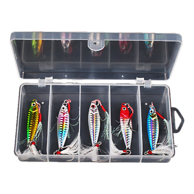 Erciyuan Lure Fishing Bait, Lead Fish 10g Small Iron Plate Shore Casting, Ultra-Distance Metal Artificial Bait, Sea Fishing Freshwater Mackerel Largemouth Bass Bait
