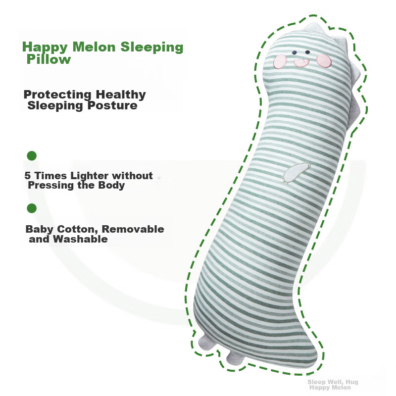 Legua Sleeping Hug Pillow, Full-Length Body Pillow for Bed, Side Sleeper Leg Pillow, Dinosaur Hugging Pillow