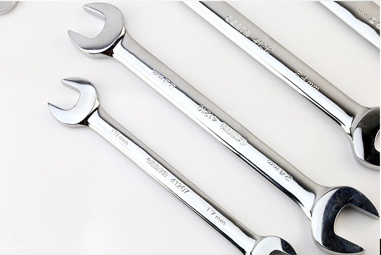 SATA 41216 Fully Polished Double Open-End Wrench 5.5x7MM 8