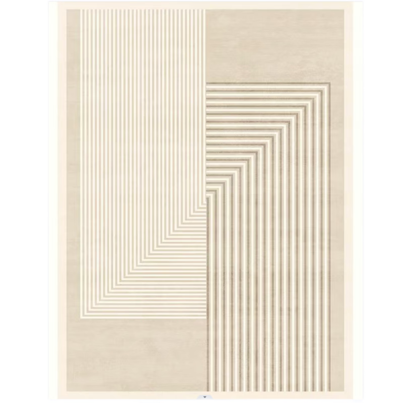 MOON TIME Belgian Velvet Bedroom Runner Rug, Skin-Friendly Non-Slip Easy-Care Crimea 80*160cm
