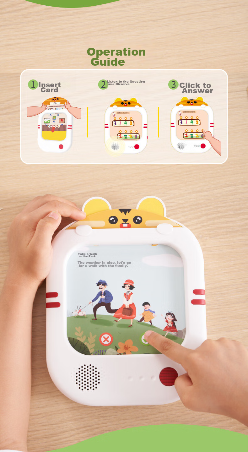 Huohuotu Thinking Machine, Logical Reasoning Training Device, Children's Early Education Machine, Learning Machine, Point-Reading Machine, Toy for Boys And Girls, Birthday Gift 18