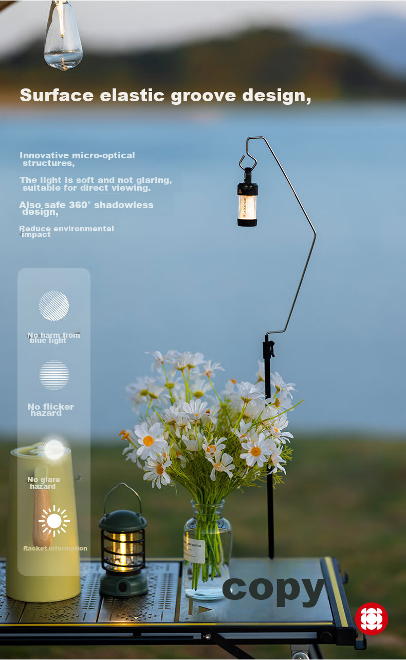LED LENSER ML4 White Light Camouflage Camping Lantern Ambient Tent Night Light New Limited Edition 5