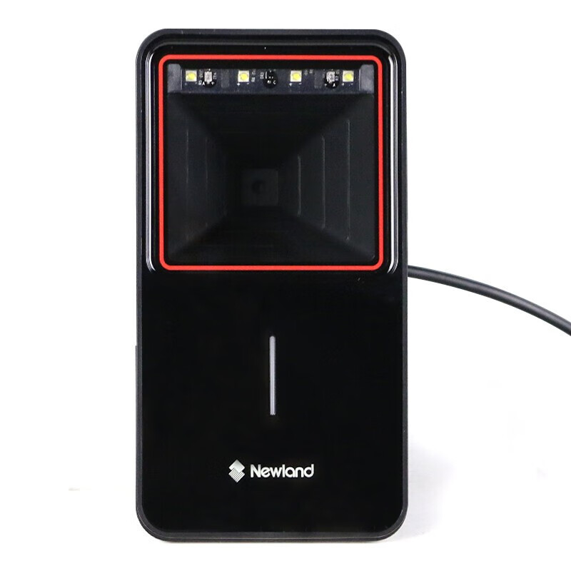Newland FR42 Desktop Red Light Barcode Scanner, Two-Dimensional Wired Barcode Recognition, Supermarket Pharmacy Warehouse Cashier Barcode Reader Scanner