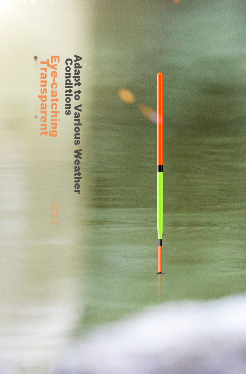 Minjianyiren Huanhou Series Reed Floats, Highly Sensitive, for Black Pit Competition Fishing, Carp And Mixed Fish, Eye-Catching Bait Floats 8
