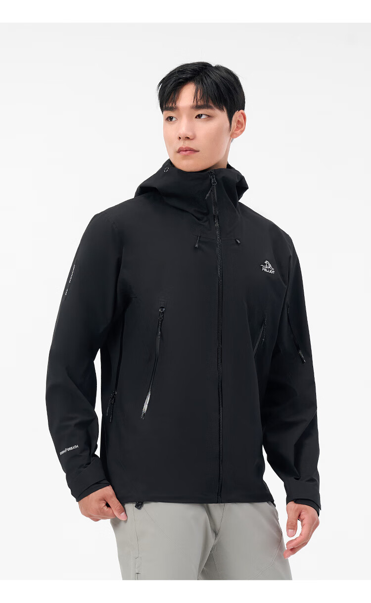 Pelliot [Yanke Pro] Hard Shell Jacket for Men And Women, Spring And Summer Waterproof Windproof Mountaineering Coat, Model 124301070 21