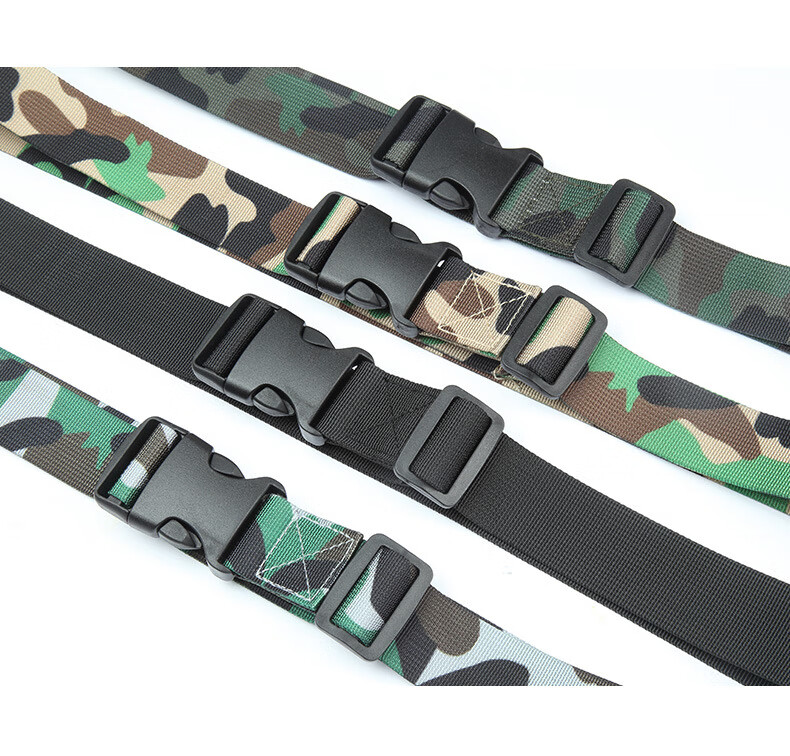 JEVI Military Training Belt for Students, Unisex Children's Camouflage Uniform Canvas Belt for Primary, Middle And High School Students, Youth Waist Belt 7
