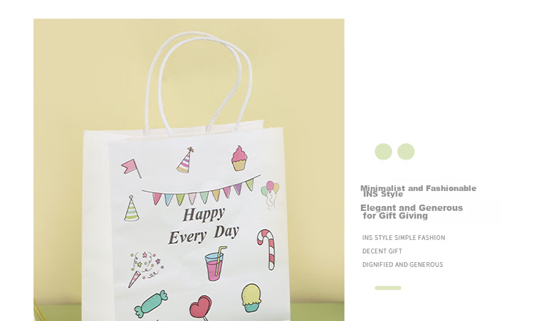 Jidukongjian Gift Bags for Mid-Autumn Festival Gifts, Birthday Presents, And Party Favors, Packaging Handbags, Kraft Paper Bags, 10 Pieces 20