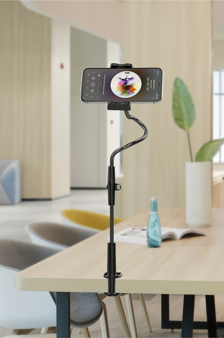 LINGCHEN Phone Stand Bedside IPad Tablet Lazy Holder Bed Clamp Desktop Live Streaming Binge-Watching Multifunctional 360° Adjustable Support Stand Suitable for Apple And Android Phones 7