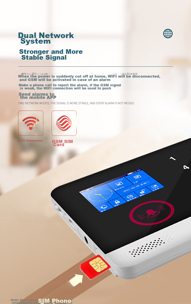 LFang SA005-4G Smoke Detector Alarm for Office And Bathroom, No Smoking Allowed, 4G Model 5
