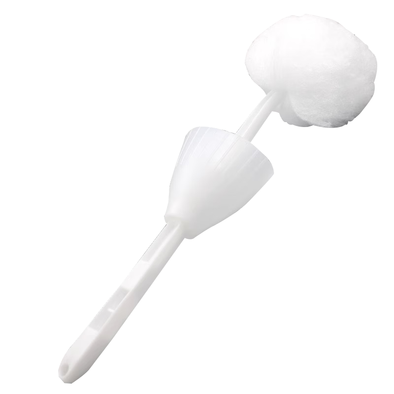 Bingyou Squeegee Toilet Brush, Hotel Soft Bristles No Dead Angles, Enlarged Brush Head, Bathroom Bathtub Brush