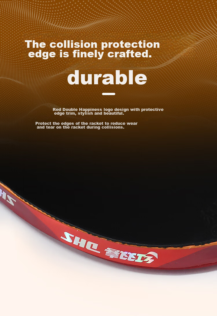 DHS Four-Star Straight Handle Table Tennis Racket Set, Jingcang Fast Delivery + Racket Case, Table Tennis Paddle F4006 Straight Handle Double Racket 9