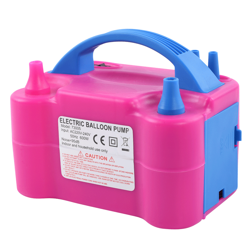 Xinxinjingyi Balloon Pump, Electric Dual-Hole Inflator, Portable Household Air Pump, Birthday Balloon Inflation Tool
