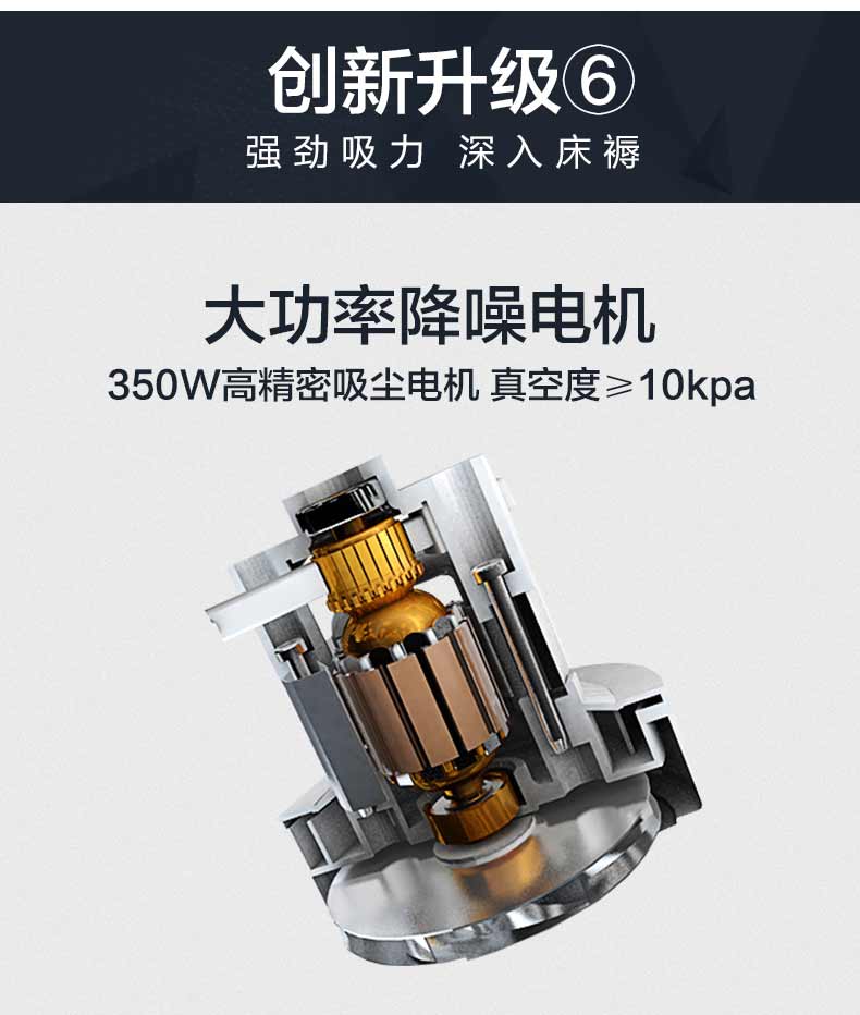 eureka除螨仪 吸尘器 除螨神器吸小狗毛发 小型手持 床上家用 紫外线