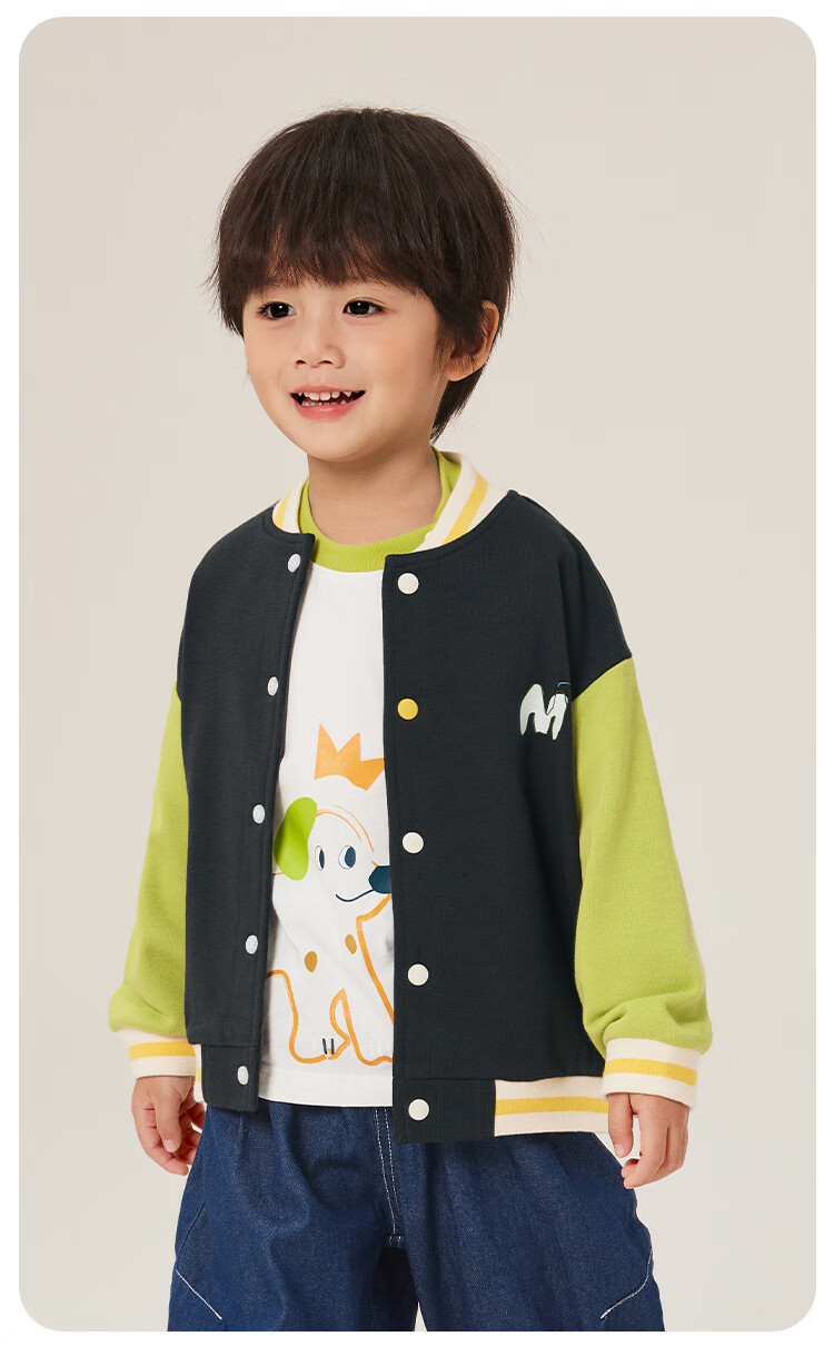 YUZHAOLIN Children's Jacket, Baby Baseball Jacket, Boys And Girls Short Jacket, Toddler Clothing, Cute Animal Zoo Desig 18