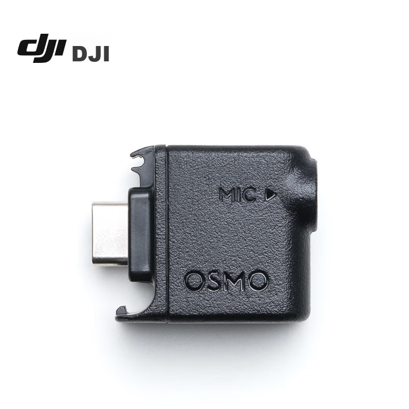DJI Osmo Action 3.5mm Audio Expansion Accessory, Compatible with Osmo Action 6/Action 5 Pro/Action 4