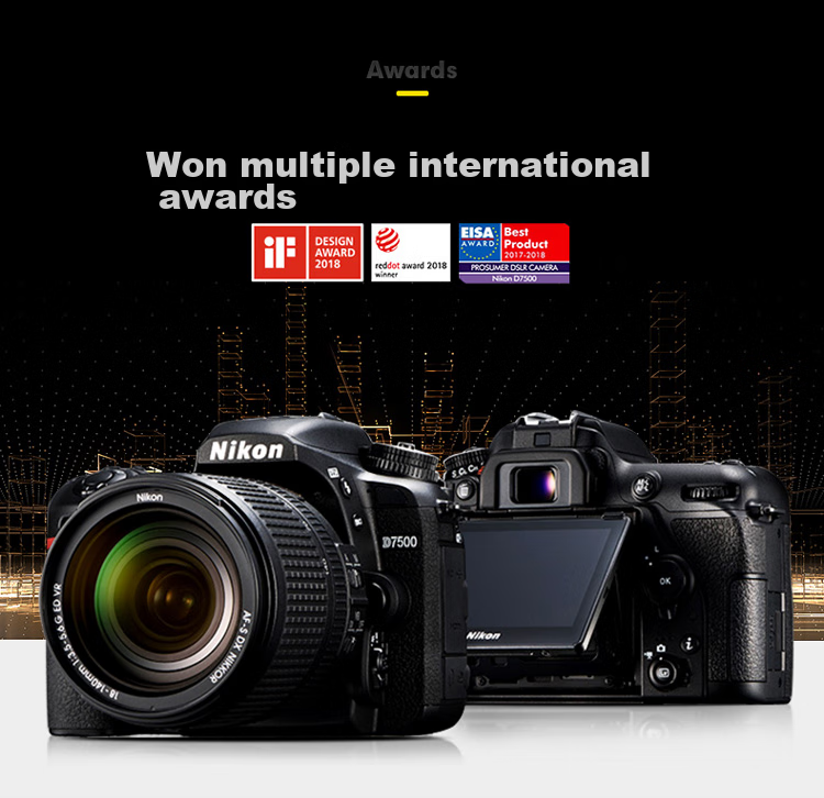 Nikon D7500, 18-140mm F/3.5-5.6G ED VR [Subsidies], DSLR Kit, Entry-Level DSLR 1
