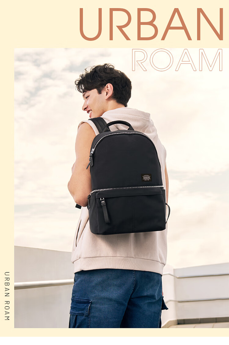 AMERICAN TOURISTER Laptop Backpack, Large Capacity, Multifunctional, Stylish Commuter Backpack, NM2, Black 1