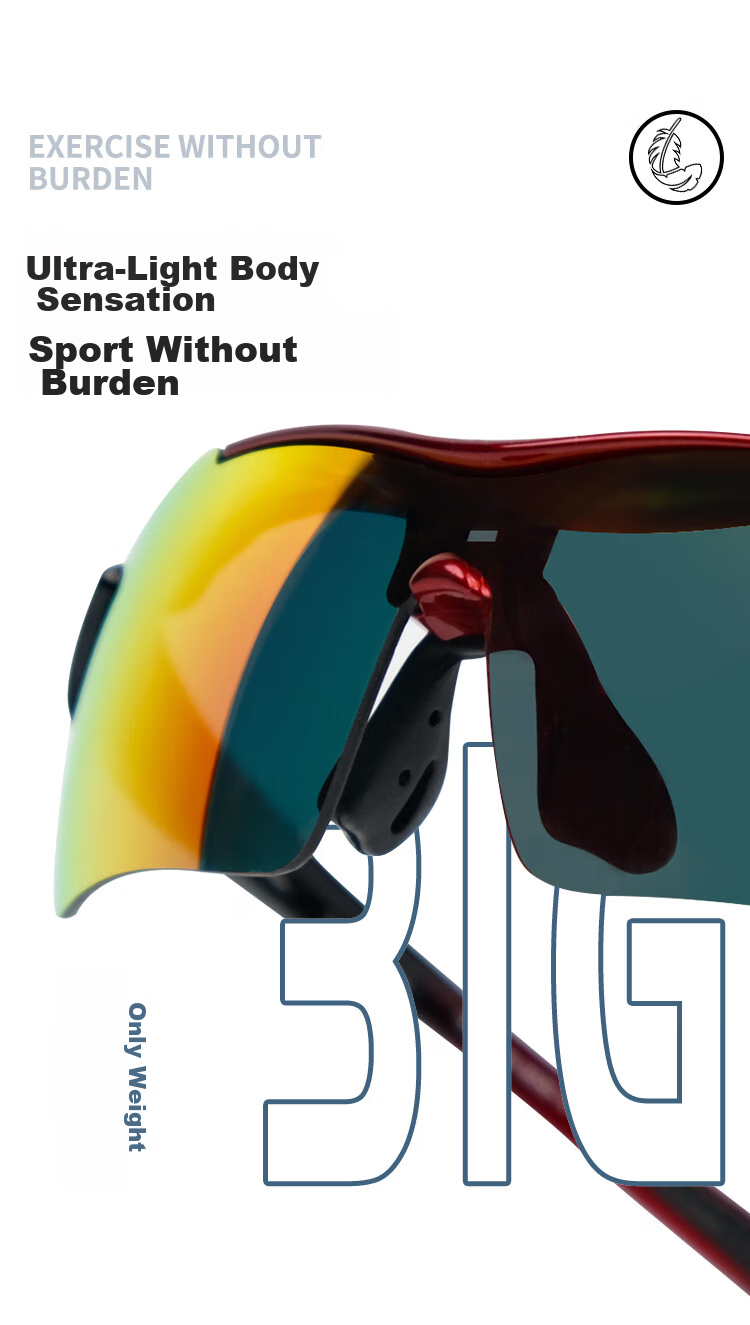 FOREVER Cycling Glasses, Universal for Bicycles And Outdoor Sports, Suitable for Nearsightedness, Mountain Bikes, Sand Protection, Wind Protection, Protective Eyewear, Sunglasses 3