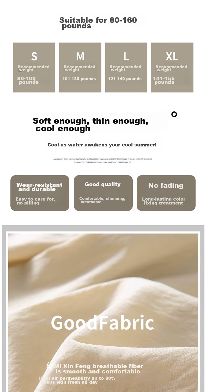 LangSha Ice Silk Wide-Leg Pants for Women, Summer High-Waist Draping Straight Cotton Linen Casual Pants, Japanese-Style Yamamoto Pants, Women's Lazy Style 7