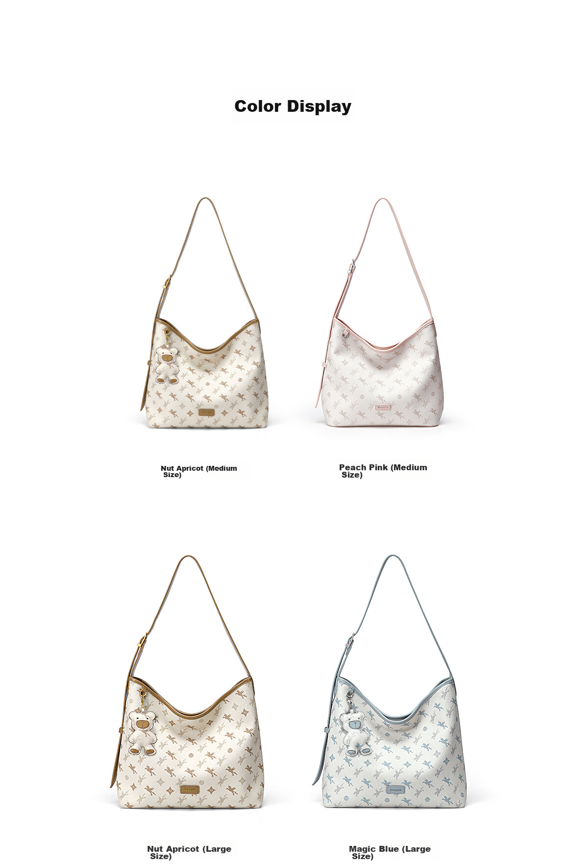 NUCELLE Light Luxury Floral Hobo Bag, 2026 New Women's Commuter Large Capacity Bucket Bag, Shoulder Crossbody Bag, Birthday Gift 16