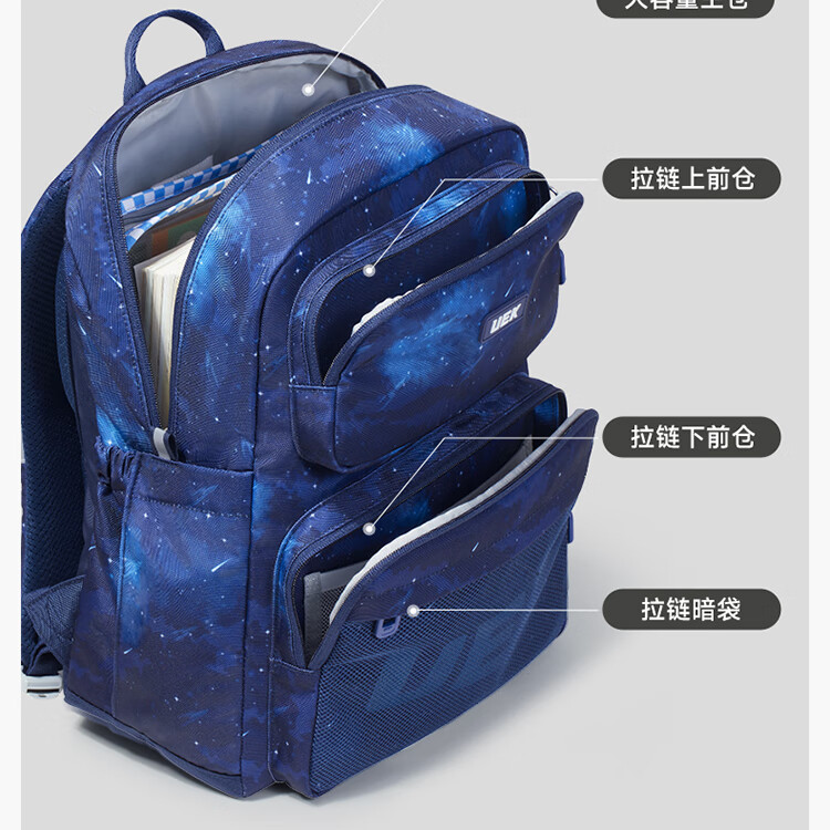 UEK Schoolbag for Girls And Boys, Grades 3-6, Lightweight, Ergonomic Spine Protection, Children's Backpack 7
